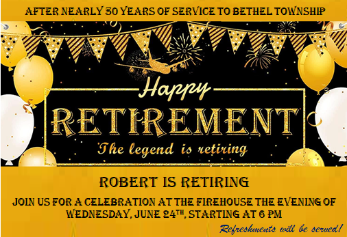 robert the legend is retiring banner